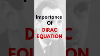 Dirac Equation Explained  What Is Dirac Equation  Dirac Equation shorts [upl. by Jepson]