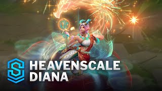 Heavenscale Diana Skin Spotlight  PreRelease  PBE Preview  League of Legends [upl. by Eylhsa]