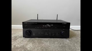 How to Factory Reset Yamaha TSR7850 72 4K Ultra HD Bluetooth WiFi Home Theater Surround Receiver [upl. by Nielson]