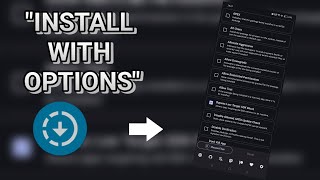 Tutorial Cara Download amp Install Aplikasi quotInstall With Optionsquot [upl. by Selmore]