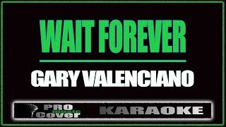 Wait forever  Gary V KARAOKE [upl. by Matejka763]