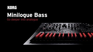 Introducing Korg Minilogue Bass [upl. by Creamer]