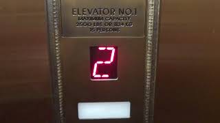 Vintage Otis Traction Elevators  Hotel Roanoke  Roanoke VA [upl. by Llenral]