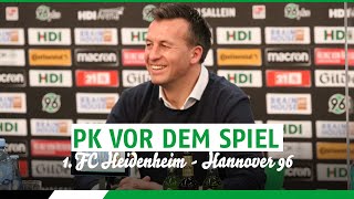 RELIVE Die PK vor dem Spiel  1 FC Heidenheim  Hannover 96 [upl. by Hras]