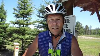 Biking on Mesabi Trail at Giants Ridge [upl. by Cherri11]