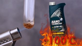 Mannol Nano Technology 10W40 Jak czysty jest olej silnikowy Test powyżej 100°C [upl. by Cantlon972]