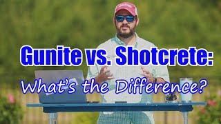 Gunite vs Shotcrete Whats the Difference [upl. by Asseniv526]