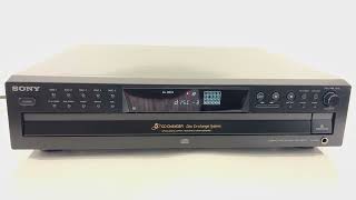 Sony CDPCE375 5 CD Changer Compact Disc Player [upl. by Atiloj]