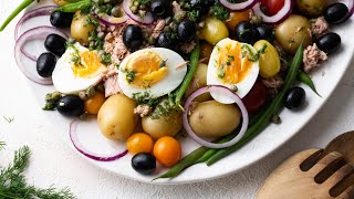 Colorful Niçoise Salad Recipe [upl. by Nelehyram700]