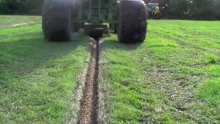 Backfilling a drainage trench [upl. by Goldsworthy928]