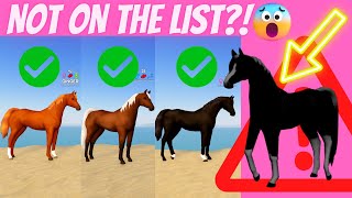 BREEDING EVERY COLOUR ARABIAN  A SPECIAL COAT WILD HORSE ISLANDS Part 1 ROBLOX [upl. by Yngiram]