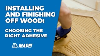 Installing and finishing off wood  Choosing the right adhesive [upl. by Halda]