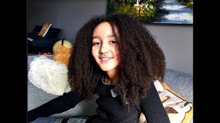 BIRACIAL HAIR CARE ROUTINE  MIXED CURLY HAIR PRODUCT REVIEW [upl. by Hanauq]