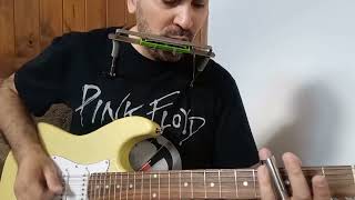 Longchamps Boogie  Pappos Blues Cover de Armónica y Guitarra en Open D [upl. by Lester]