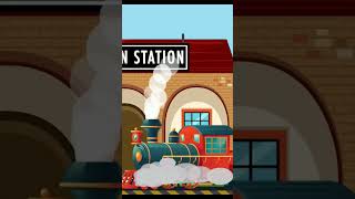 Train animation cartoon video shorts train [upl. by Akena613]