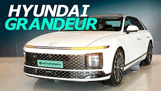 New 2023 Hyundai Grandeur Azera Review quotHyundais Flagship Sedanquot [upl. by Leuqram]