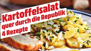 Kartoffelsalat quer durch die Republik – 4 Regionen und ihre Vorlieben • KochMit [upl. by Moreen371]