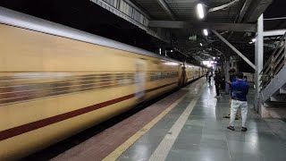 High Speed NIGHT Compilation Of 22 Express Trains Running Above 110Kmph Through Mumbai CR [upl. by Jessee]