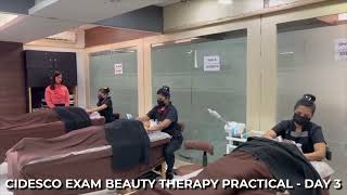 CIDESCO BEAUTY THERAPY EXAM DAY 3 [upl. by Matronna]