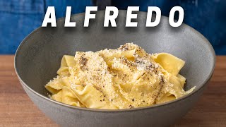 FETTUCCINE ALFREDO UPGRADE Creamy 2Ingredient Alfredo [upl. by Lanta]