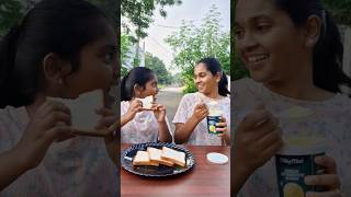 Icecream Bread 🍞 TomampJerry 😋 DiyaIshwarya shorts viralvideo [upl. by Haisi]