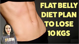 Flat Belly Diet Plan To Lose Weight Fast 10Kg In 10 Days [upl. by Akire]