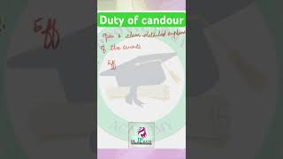 duty of candour mrcogcourses education [upl. by Teuton]