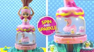 Glitzi Globes Ballerina Princess Spin Scene Mega Dome [upl. by Nawad]