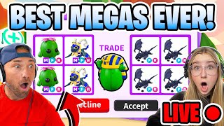 We TRADE ALL MEGA DESERT EGG LEGENDARIES in Adopt ME LIVE Roblox [upl. by Rett777]