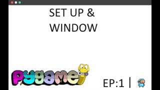 Tutorial how to create a platformer game in Pygame  Episode 1 [upl. by Reyna]