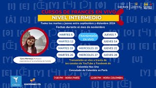 Clases de Francés  Nivel Intermedio  Curso 22 [upl. by Anaiv]