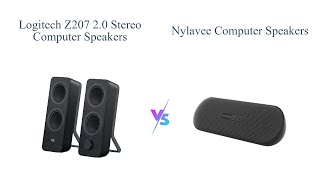 Logitech Z207 vs Nylavee PC Soundbar 🎵 Comparison amp Review [upl. by Hendrickson]