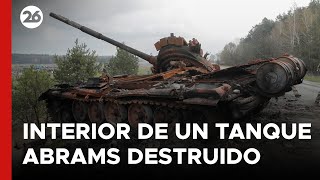 El arma clave ucraniana rusos filmaron dentro de un tanque Abrams destruido [upl. by Aciret]