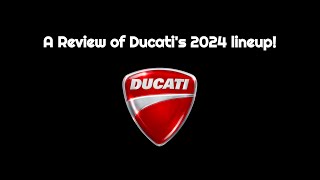 Ducatis 2024 lineup including a new Hypermotard new Multistrada and more [upl. by Trebled]