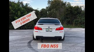 F10 535i Top 5 Mods My Favorite Mods  F10 JB4  N55 Mods [upl. by Dorice]