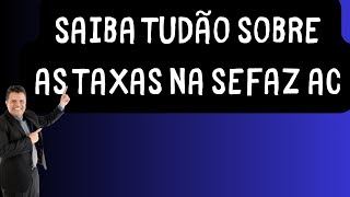 saiba Tudão sobre Taxas no concurso da SEFA Acre  professor Vilson Cortez Tudão ensina [upl. by Ragouzis]