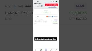 Option Live Last Week Feb Day 1 Niftybank 46600 CE PCR 083 Part 1 [upl. by Taran]