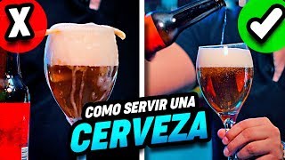 Como servir correctamente una cerveza [upl. by Assened126]