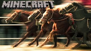 Minecraft  Corrida de Cavalos Divertido demais [upl. by Niliram]