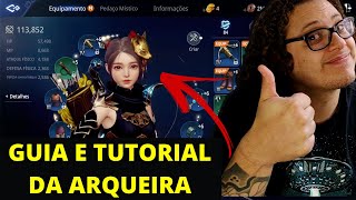 MIR4  TUTORIAL E GUIATUDO SOBRE ARQUEIRA SKILLS TESOUROS EQUIPS PEDRAS ENCHANTS PETS E MAIS [upl. by Ahsinahs]