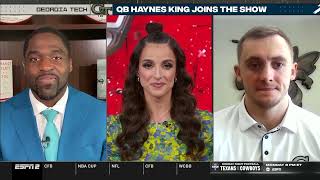 FB Haynes King on College Football Live [upl. by Theta]