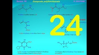 24Chimie organique  Nomenclature des composés polyfonctionnels  en arabedarija [upl. by Hjerpe]