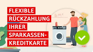 Flexible Rückzahlung für Kreditkarten [upl. by Kilar]