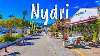 Nydri Lefkada  explore Nydri walking tour 4k Nidri Greece 2024 [upl. by Irab]