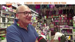 A Oderzo i migranti vivono da 7 anni in tenda [upl. by Elburt]