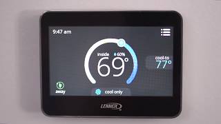 Advanced Programming Touchscreen Thermostat [upl. by Notlit]