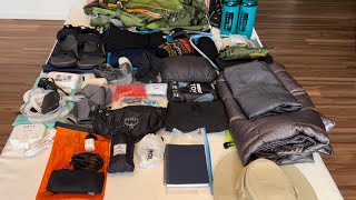 Matthew’s Camino packing list [upl. by Annaes867]