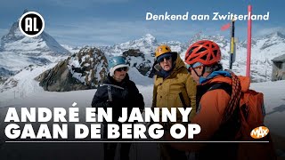 ANDRÉ en JANNY beklimmen LEVENSGEVAARLIJKE BERG  DENKEND AAN ZWITSERLAND [upl. by Semela]