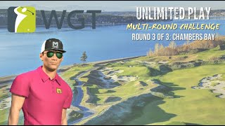 WGT Golf Unlimited Play MultiRound Challenge Round 3 of 3 Chambers Bay [upl. by Tailor]