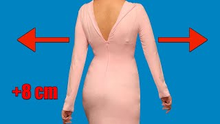 How to upsize a dress to fit you perfectly  a sewing trick [upl. by Ribak]